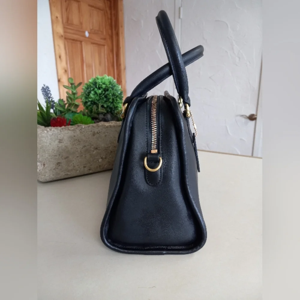 Coach Vintage Beaumont Satchel/Crossbody #9871, Navy Blue - Picture 6 of 16